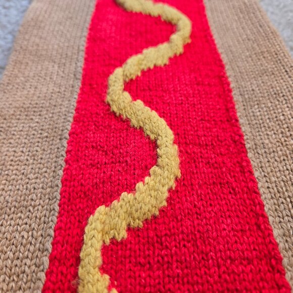 Hot Dog Scarf Wiener Brat Sausage Novelty Food - Picture 6 of 7